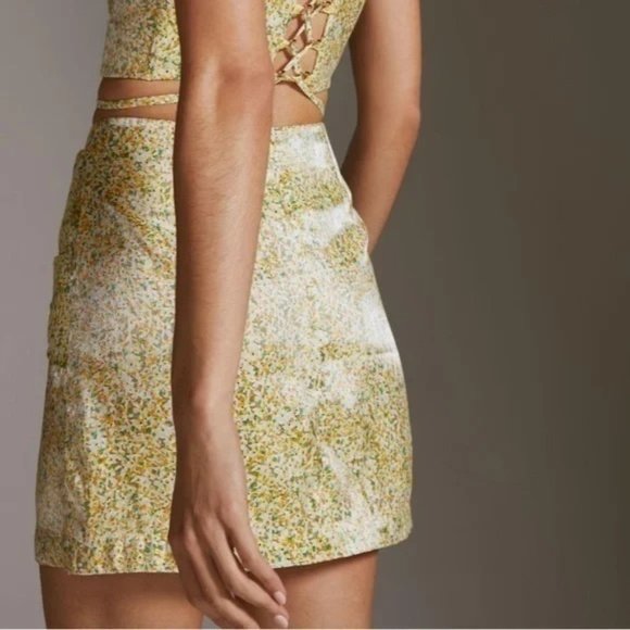 NWT Anthropologie & Sabina Musayev Fitted Mini Skirt - Picture 3 of 5